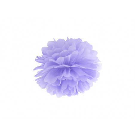 Pompon Papier de Soie 25cm Lilas Parme Décoration de Fête