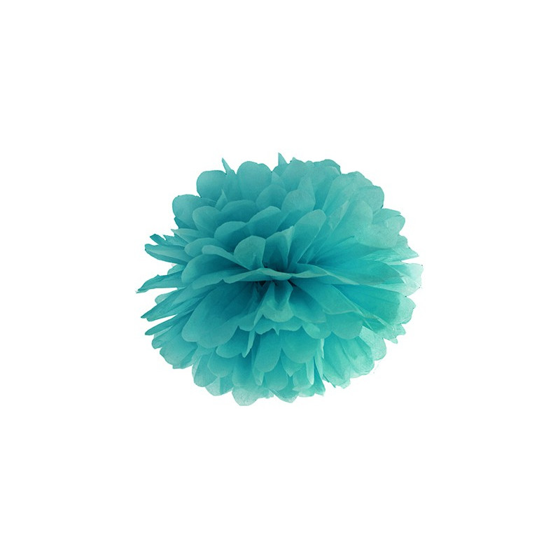 Pompon Papier de Soie 25m Vert D'eau Décoration de Fête