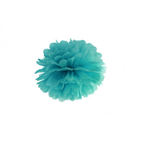 Pompon Papier de Soie 25m Vert D'eau Décoration de Fête Pompon Papier de Soie 25m Vert D'eau Décoration de Fête
