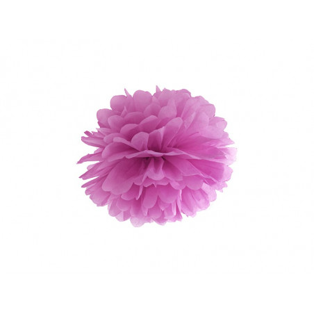 Pompon Papier de Soie 25cm Prune Décoration de Fête