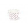 Contours à Cup Cakes Rose à pois Sweet Table Contours à Cup Cakes Rose à pois Sweet Table