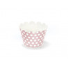 Contours à Cup Cakes Rose à pois Sweet Table Contours à Cup Cakes Rose à pois Sweet Table