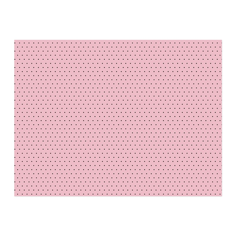 6 Sets de Table en papier Rose et Marron assortis