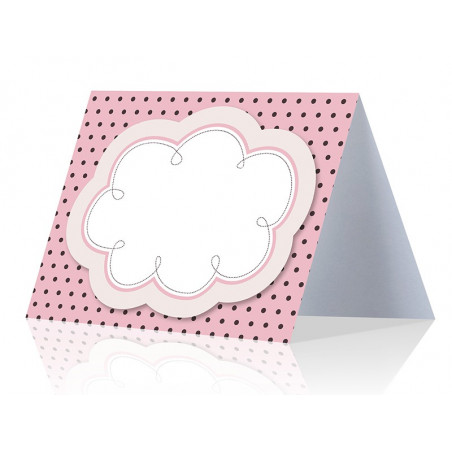 Etiquettes De table à pois Rose et chocolat Sweets I love choco & sweets Etiquettes De table à pois Rose et chocolat Sweets I love choco & sweets