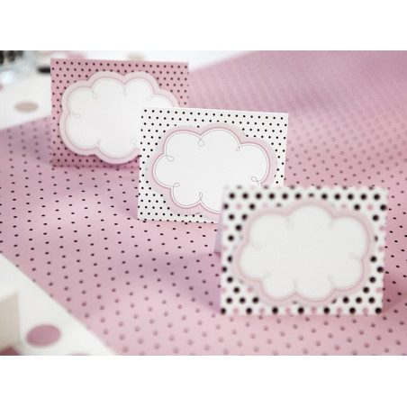 Etiquettes De table à pois Rose et chocolat Sweets I love choco & sweets Etiquettes De table à pois Rose et chocolat Sweets I love choco & sweets