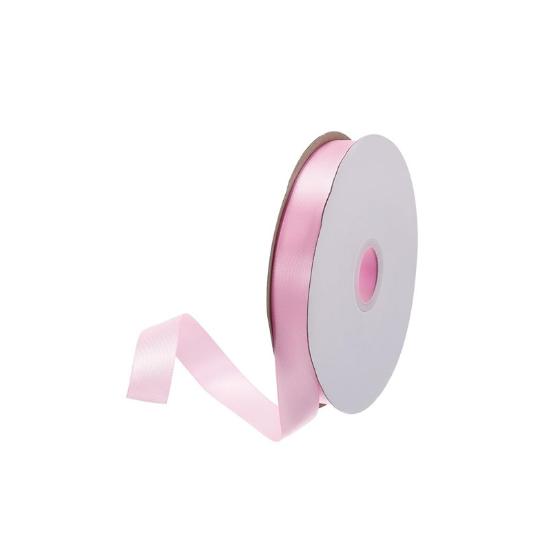 Ruban 6mm Satin Rose Clair