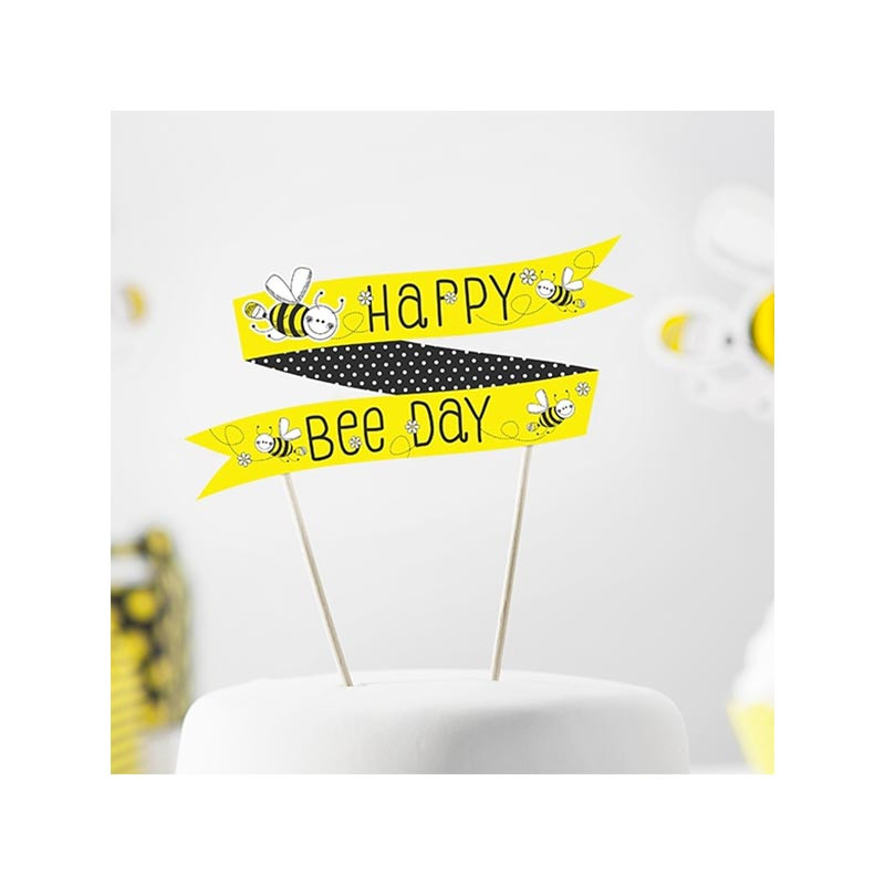 Banderole Pour Gateau Anniversaire Jaune Et Noir Sweet Table Theme Abeille Banderole Pour Gateau Anniversaire Jaune Et Noir Sweet Table Theme Abeille