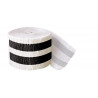 Serpentin en Papier Crépon Rayé Noir et Blanc