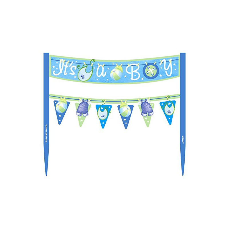 Décorations Guirlande pour Gâteau It's a boy