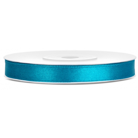Ruban Satin Bleu Turquoise 25m Ruban Satin Bleu Turquoise 25m