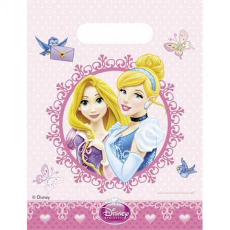 Sachets Cadeaux Plastique Invités Anniversaire Princesses Disney