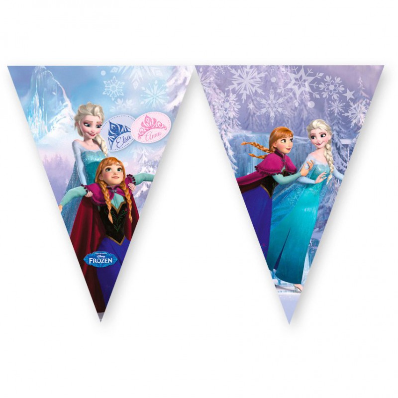 Banderole Fanions Reine Des Neiges Elsa Et Anna Anniversaire Et Fete Banderole Fanions Reine Des Neiges Elsa Et Anna Anniversaire Et Fete