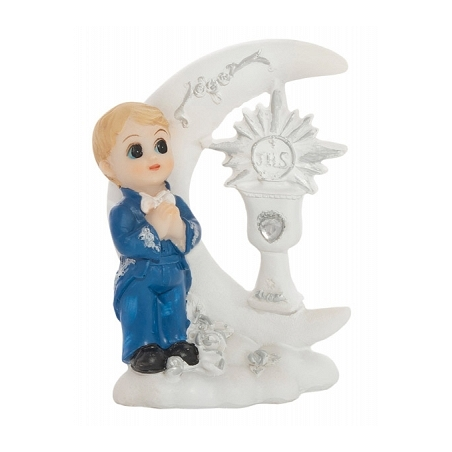 Figurine Garçon En Prière Première Communion