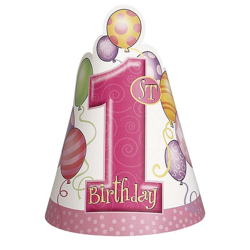 Chapeau En Papier Pour Celebrer Le Premier Anniversaire De Bebe Fille Chapeau En Papier Pour Celebrer Le Premier Anniversaire De Bebe Fille