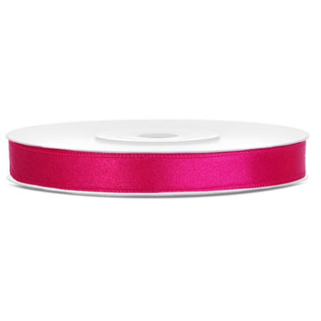 Ruban 6mm Satin Rose Fushia Ruban 6mm Satin Rose Fushia
