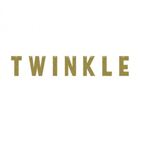 Banderole Twinkle Glitter Doré Décoration Little Star Etoiles rose et doré Banderole Twinkle Glitter Doré Décoration Little Star Etoiles rose et doré