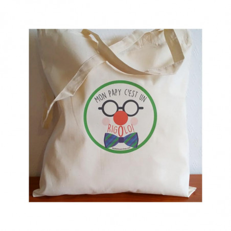 Tote Bag Mon Papy est un Rigolo