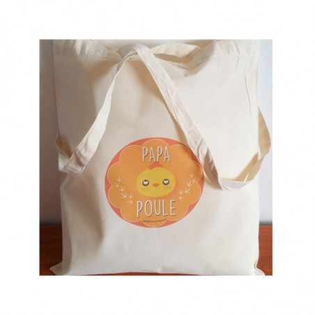 Tote Bag Papa Poule