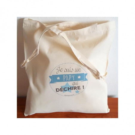 Tote Bag Papy Qui Déchire