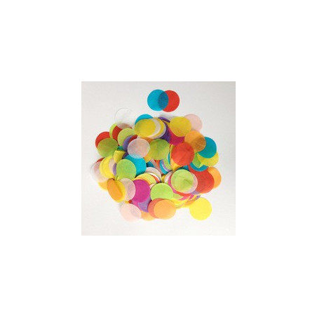 Confettis Ronds Mix Couleurs Papier de soie