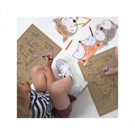 6 Masques à Colorier Animation Activité pour Enfant Anniversaire Rusé comme un renard 6 Masques à Colorier Animation Activité pour Enfant Anniversaire Rusé comme un renard