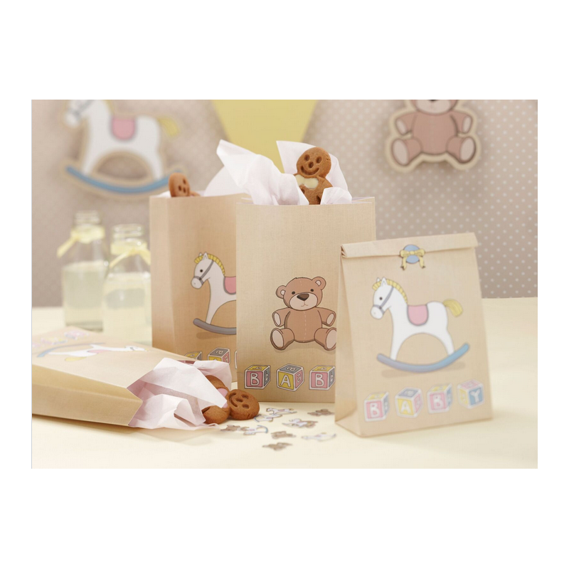 Sachets Cadeaux aux invités Thème Cheval A Bascule