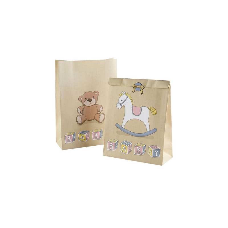 Sachets Cadeaux aux invités Thème Cheval A Bascule