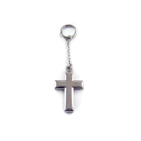 Porte-Clés Pendentif Croix Métal