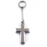 Porte-Clés Pendentif Croix Métal