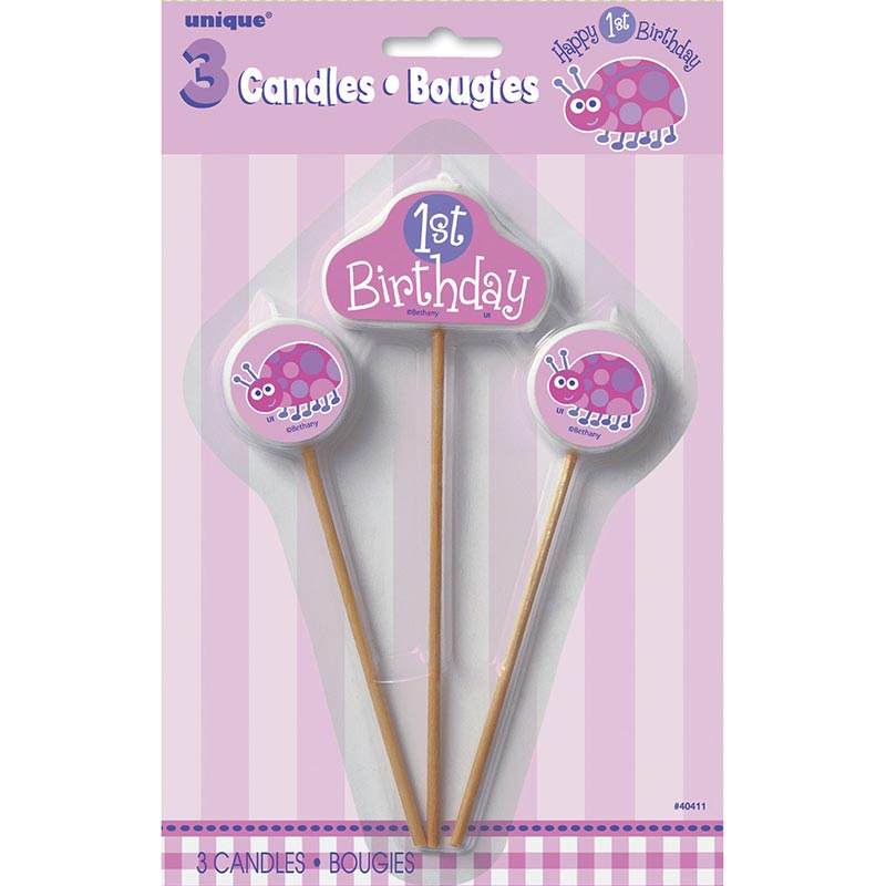 Bougies Premier Anniversaire De Bebe Theme Coccinelle Bougies Premier Anniversaire De Bebe Theme Coccinelle