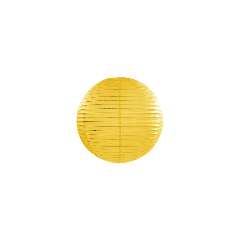 Grande Boule de Papier Jaune pâle Lanterne 35 cm
