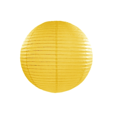 Grande Boule de Papier Jaune pâle Lanterne 35 cm