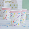 Gobelets Confettis Colorés Party Anniversaire Enfant Gobelets Confettis Colorés Party Anniversaire Enfant