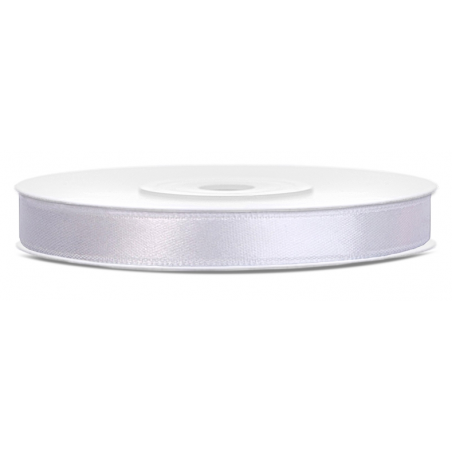 Ruban Satin Blanc 6mm