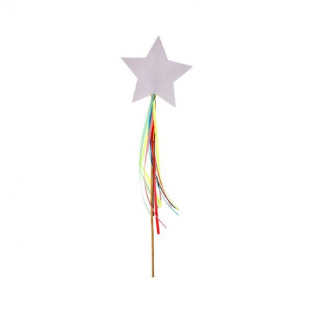 Décor pour Gateau Etoile Filante Arc-en-ciel Premium Collection Rainbow Party