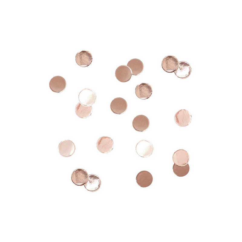 3 Grandes Rosaces Rose Cuivré - Hello World Baby Shower 