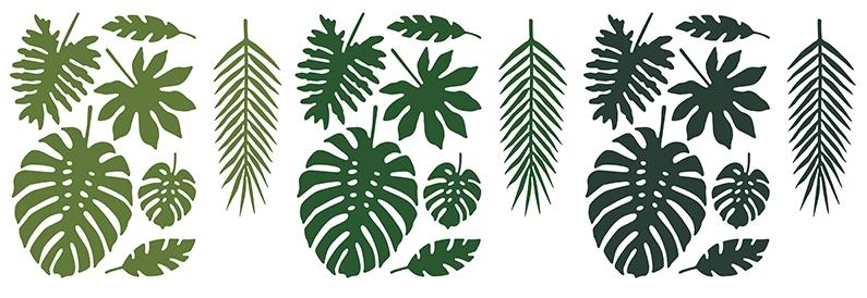 Decoration Feuilles Exotiques Vertes Flamant Tropiques Anniversaire Decoration Feuilles Exotiques Vertes Flamant Tropiques Anniversaire