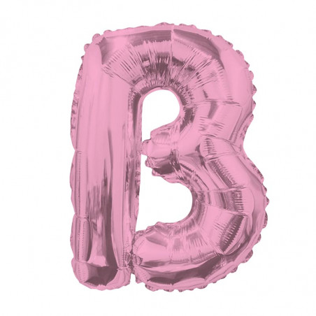 Ballon 35cm B Alu Lettre Rose Mylar