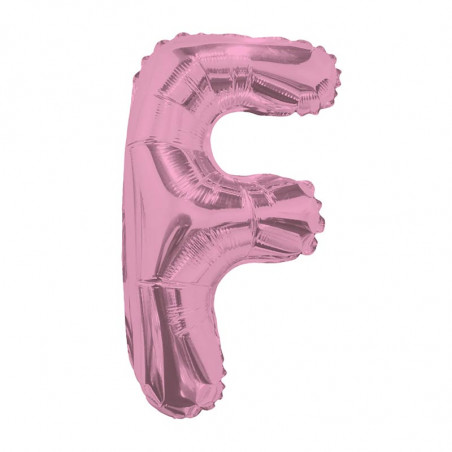 Ballon 36cm F Alu Lettre Rose Fushia Mylar