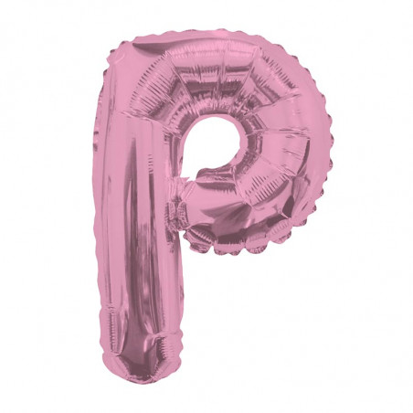 Ballon 36cm P Alu Lettre Rose Fushia Mylar