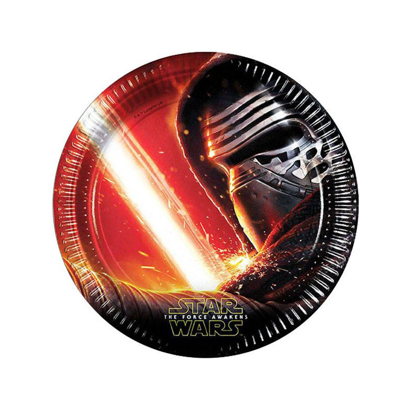 Grandes Assiettes Star Wars - Guerre des étoiles