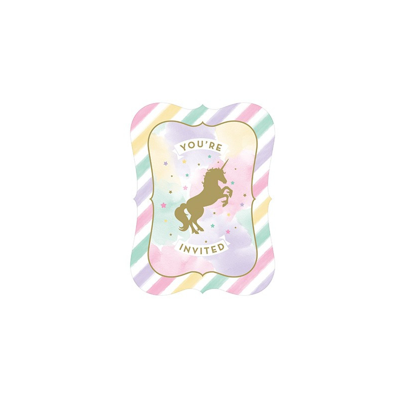 Invitation Anniversaire Licorne Gratuite