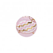 Chevron Rose Pastel et Doré - Anniversaire Fille
