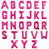 Lettres Rose en Ballon Mylar