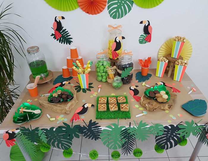 Anniversaire Fete Theme Toucan Tropical Exotique Anniversaire Fete Theme Toucan Tropical Exotique