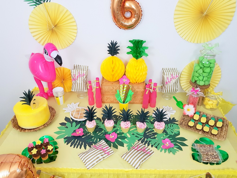 Anniversaire Ananas Tropical Pour Les 6 Ans D Emma