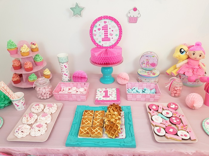 Premier Anniversaire Rose Et Mint Tres Girly Pour Alice Premier Anniversaire Rose Et Mint Tres Girly Pour Alice