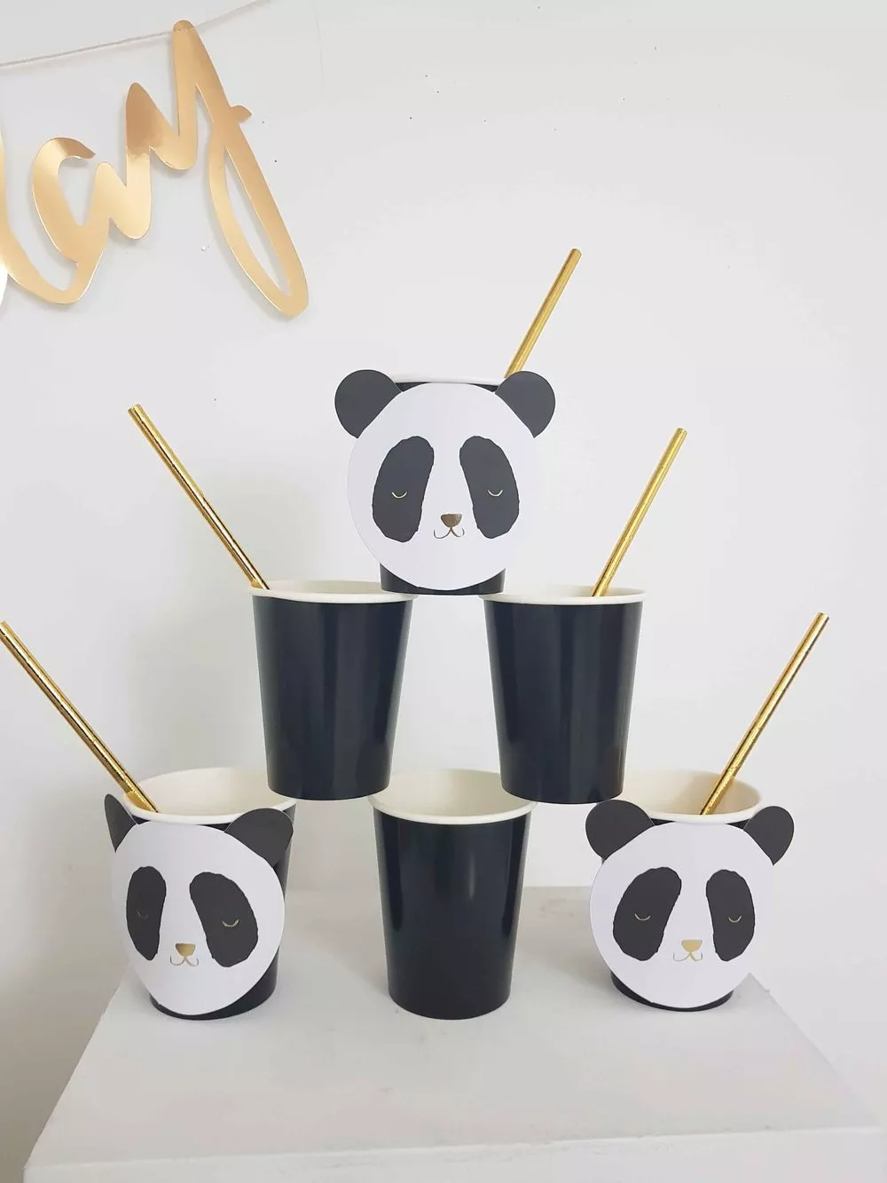 Décoration De Table Panda - Incassable - Pour Enfant Ou Décoration Maison - 18,5cm