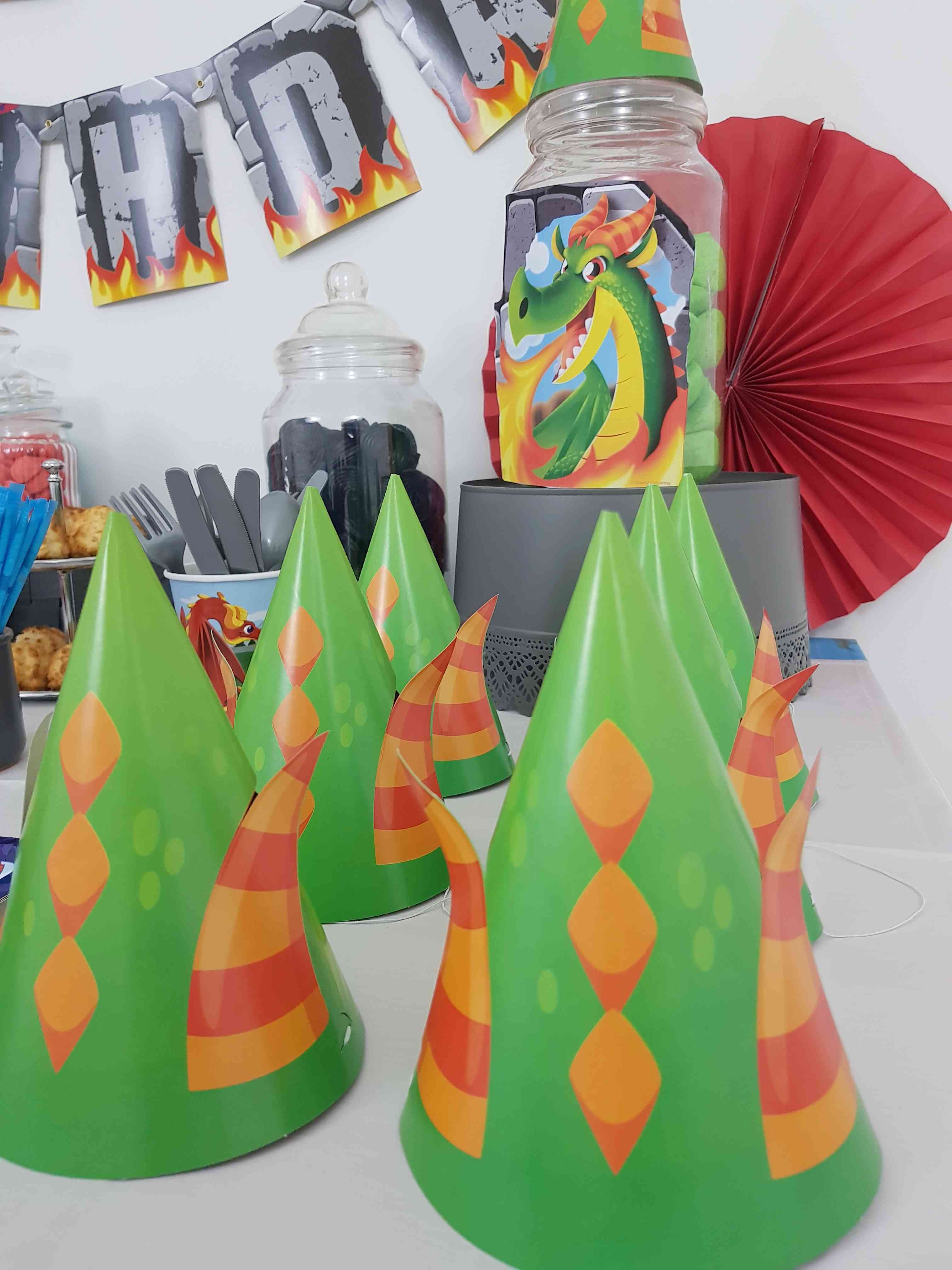 Anniversaire Enfant Bougies Anniversaire Chevaliers & Dragons - Vegaooparty