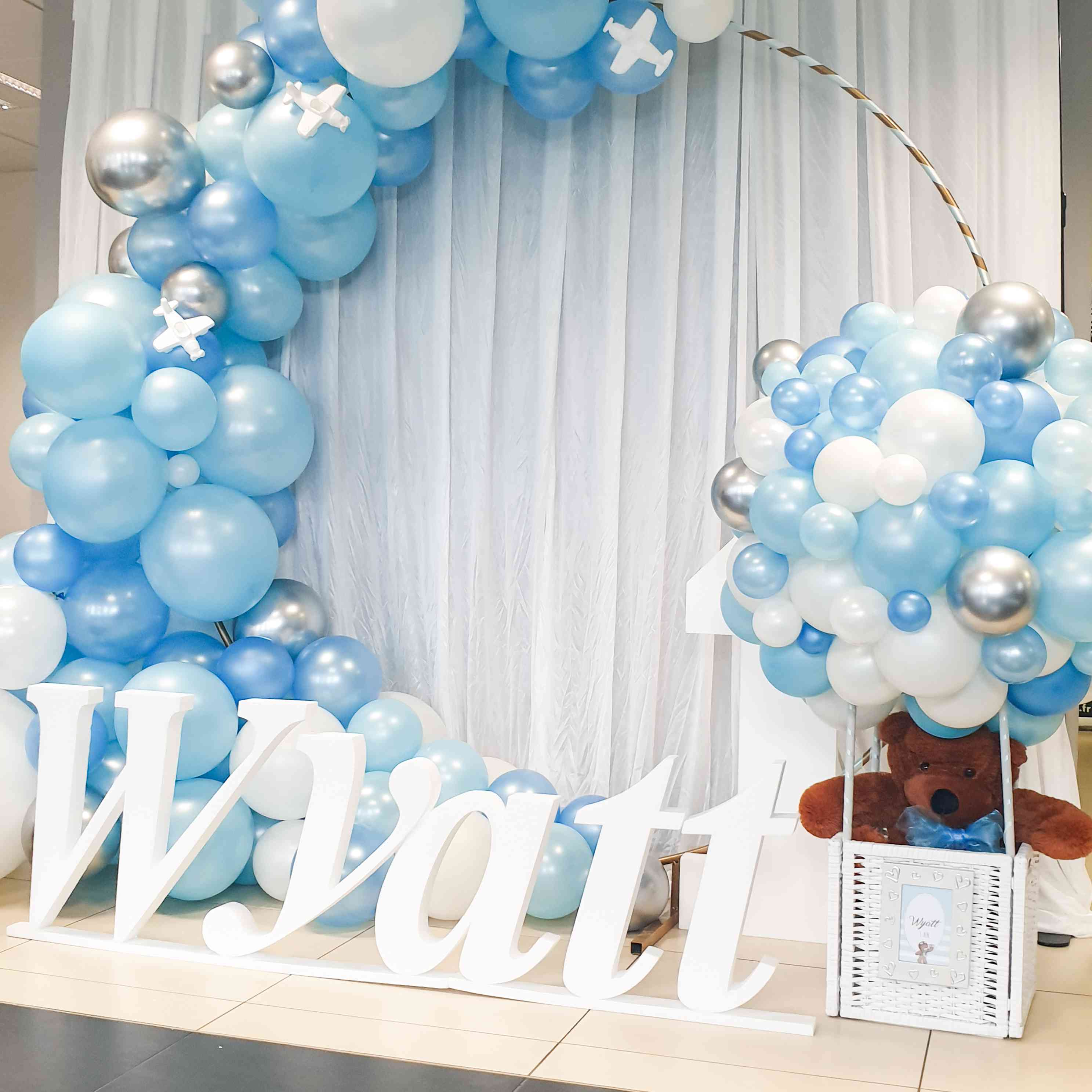 Premier Anniversaire Theme Ourson Et Avion Premier Anniversaire Theme Ourson Et Avion